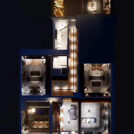 Le Bijou Lq82 Spectacular Limmatview Penthouse 취리히